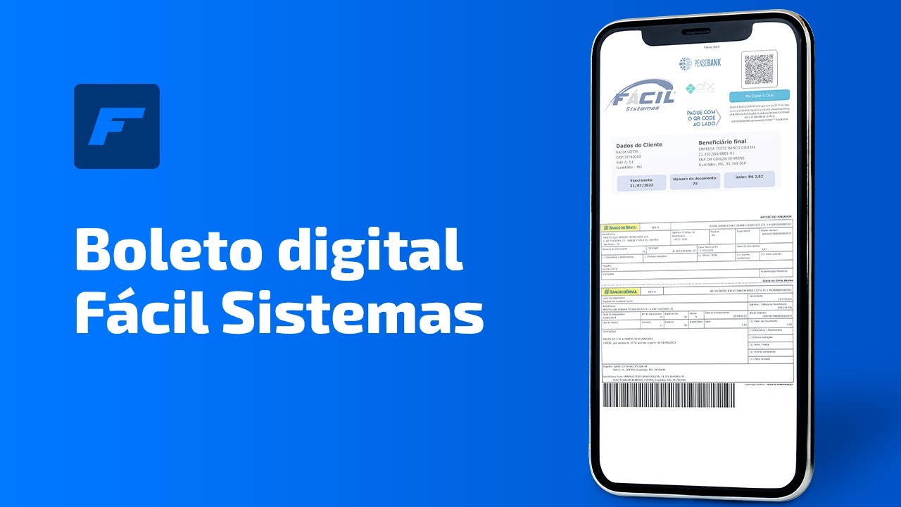 Boleto Digital Fácil Sistemas - Automação Financeira